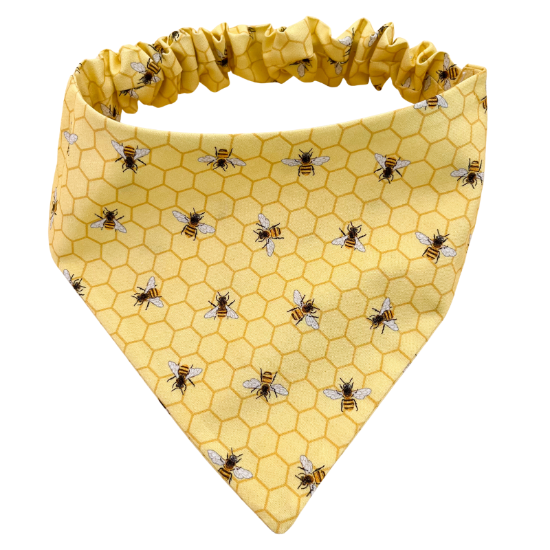 Bumble Bee Scrunchie Bandana