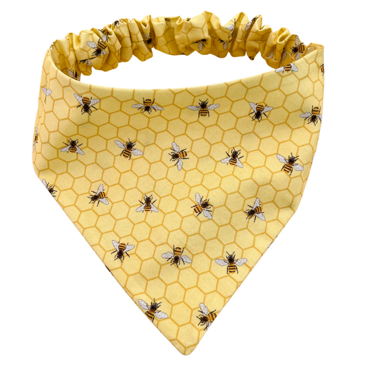Bumble Bee Scrunchie Bandana
