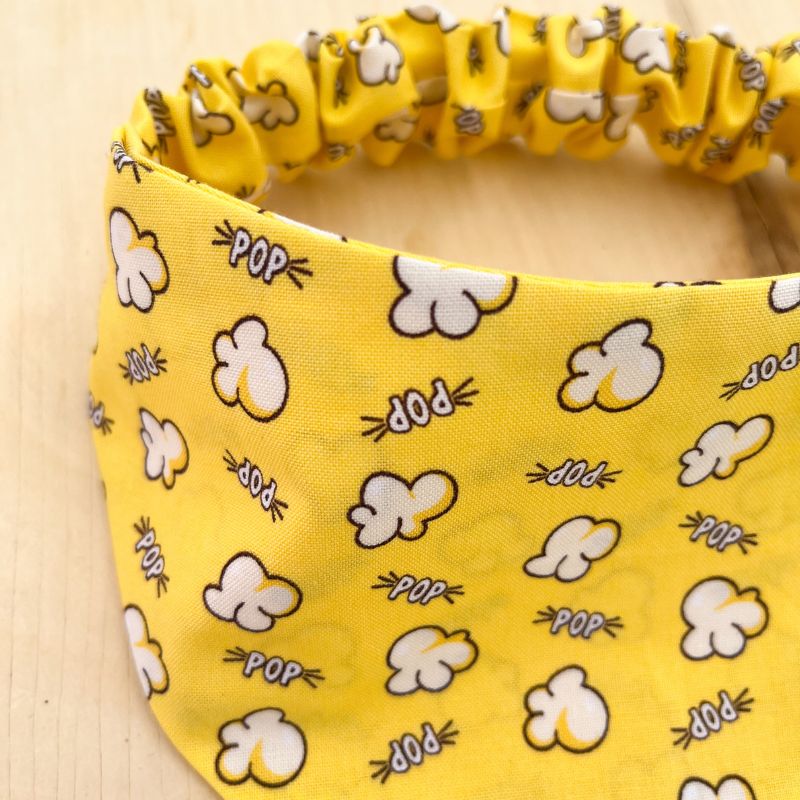 Popcorn Scrunchie Bandana