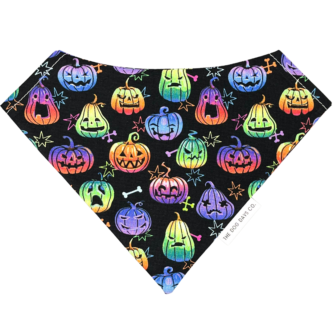 Rainbow Pumpkins Bandana