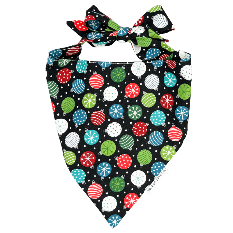 Ornaments Tie-Up Bandana