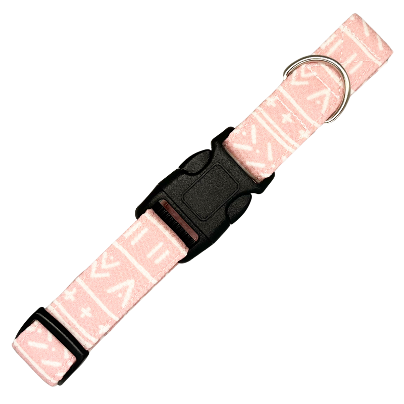 Pink Mudcloth Collar