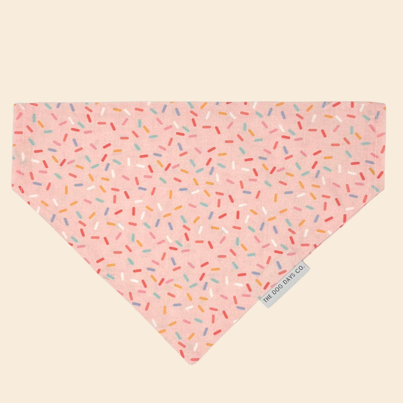Pink Birthday Party Slip On Bandana