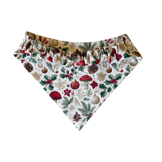 Winter Forage Scrunchie Bandana