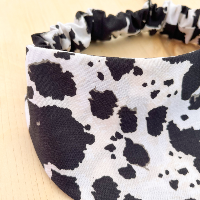 Cow Scrunchie Bandana