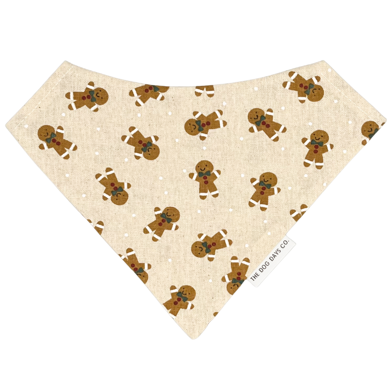 Canvas Gingerbread Bandana