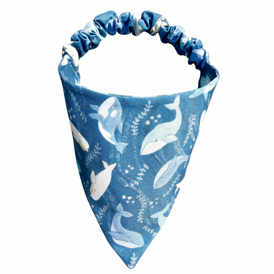 Whale Hello There! Scrunchie Bandana