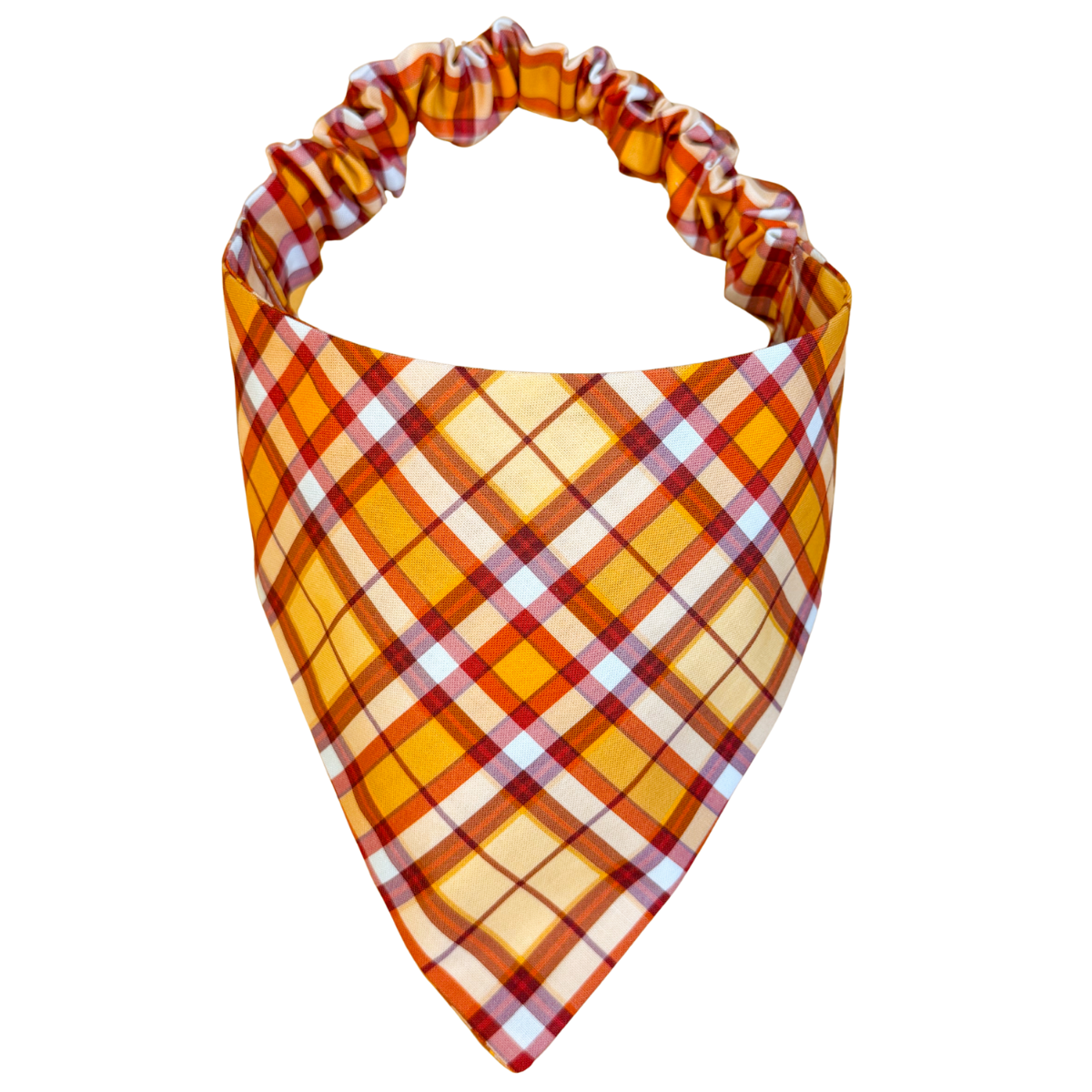 Country Plaid Scrunchie Bandana
