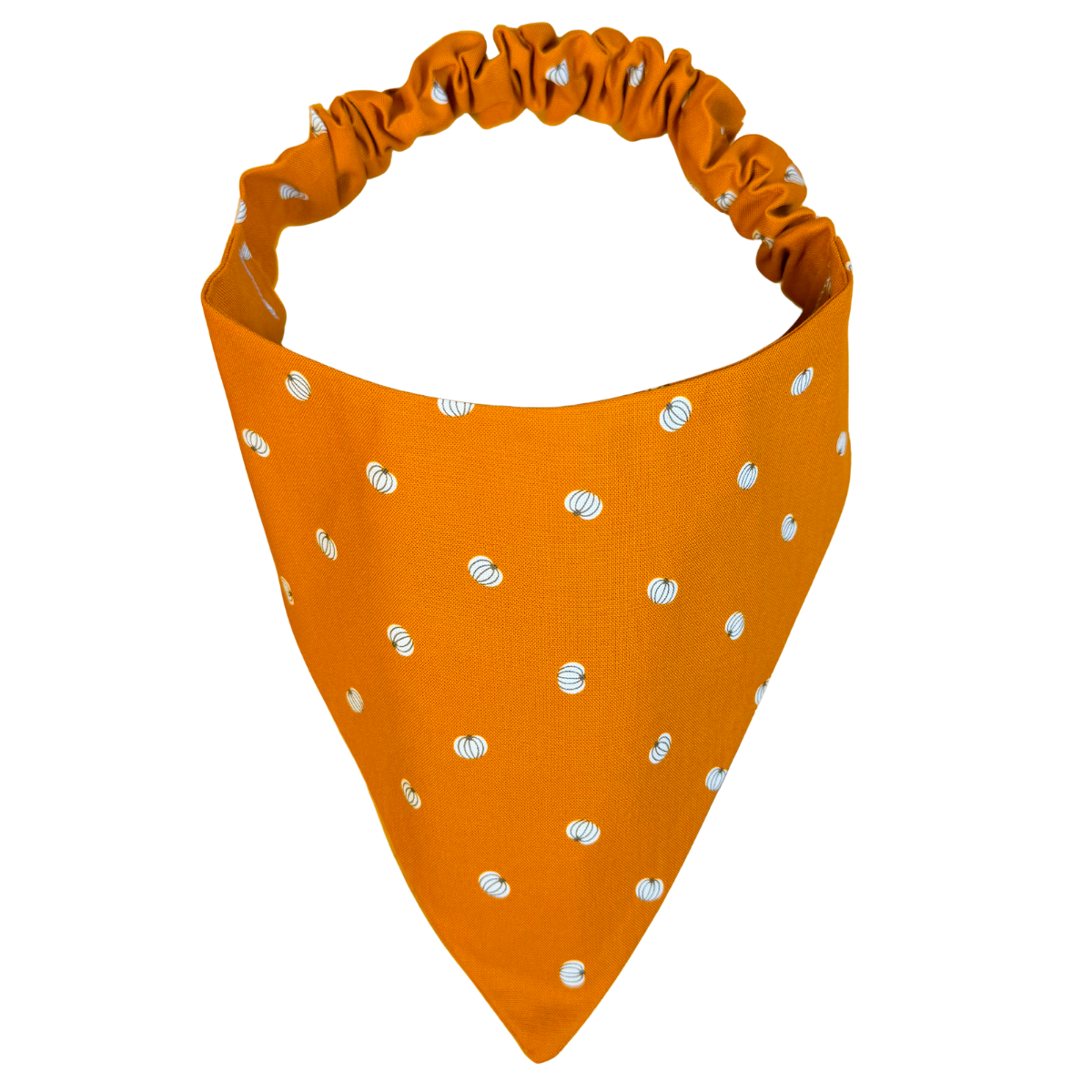 Tiny Pumpkin Scrunchie Bandana