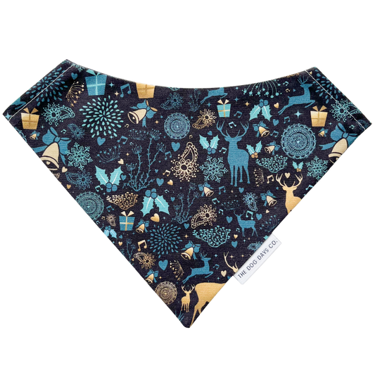 Blue Christmas Bandana