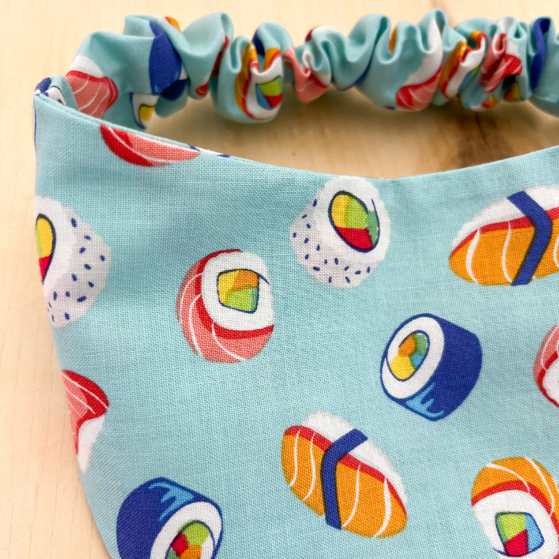 Sushi Scrunchie Bandana
