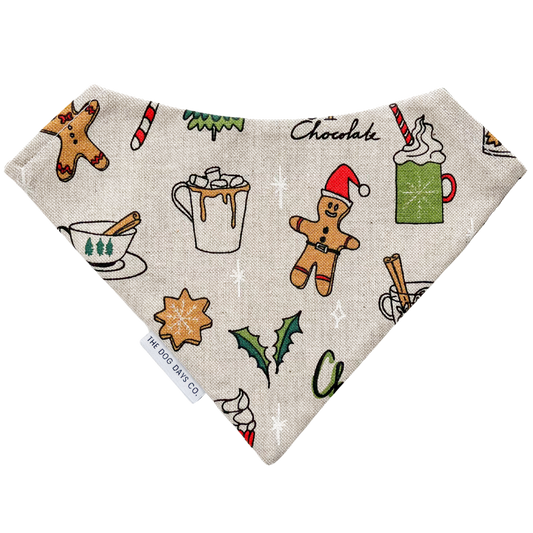 Canvas Holiday Cheer Bandana