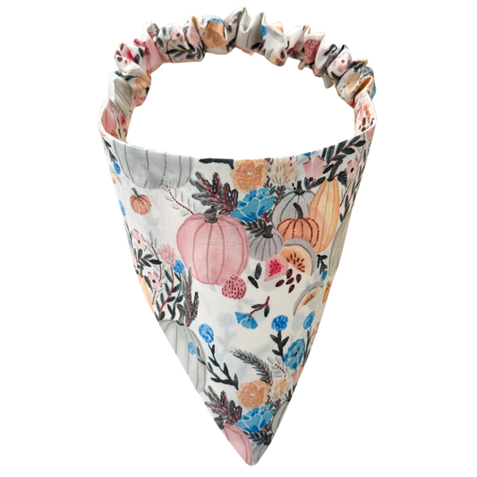 Blushing Harvest Scrunchie Bandana