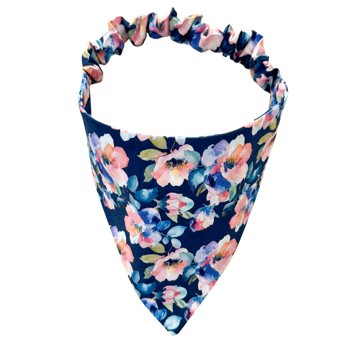 Twilight Blooms Scrunchie Bandana