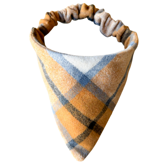 Luxe Butterscotch Scrunchie Bandana