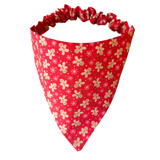 Little Gingerbread Scrunchie Bandana