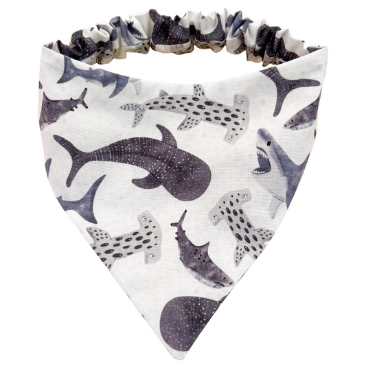 Sharks Scrunchie Bandana