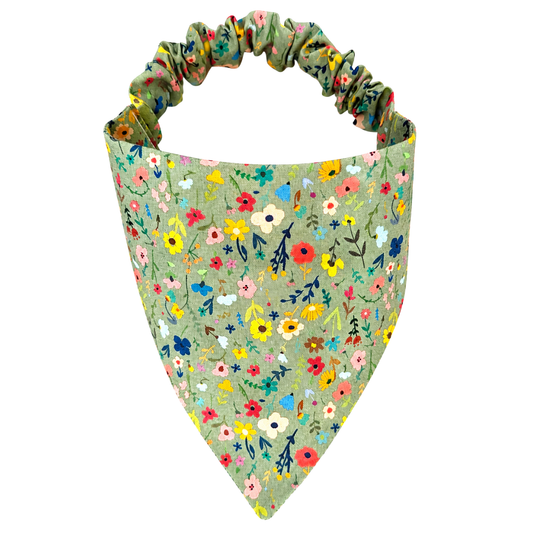 Wildflower Fields Scrunchie Bandana