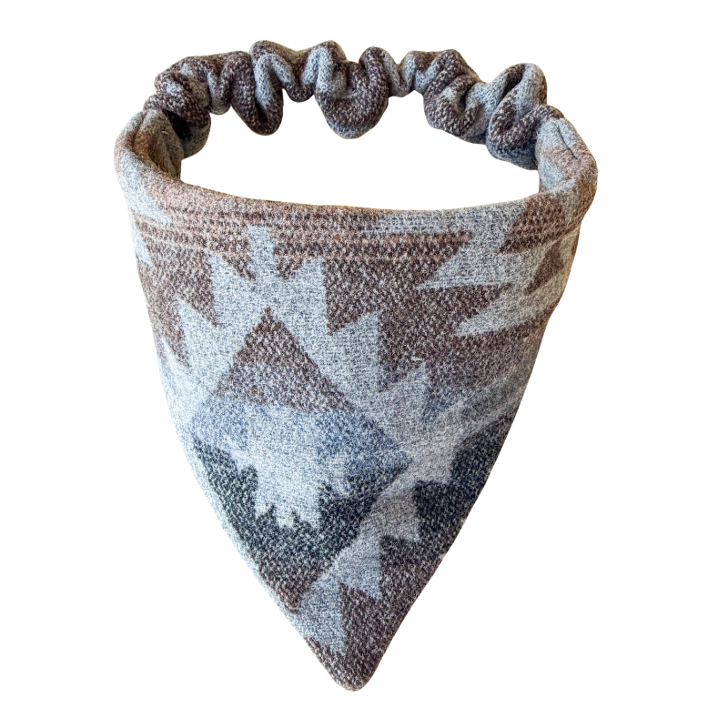Frosted Pines Scrunchie Bandana