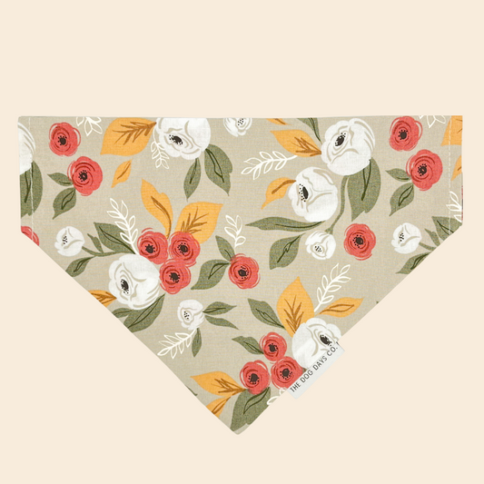 Country Floral Slip-on Bandana
