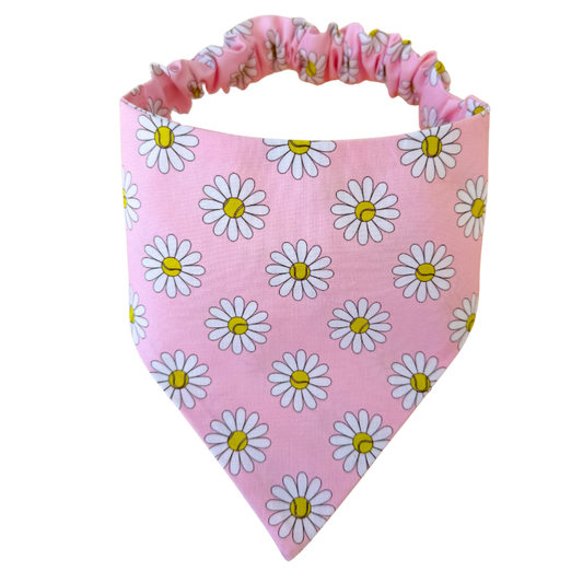 Fetching Daisies Scrunchie Bandana