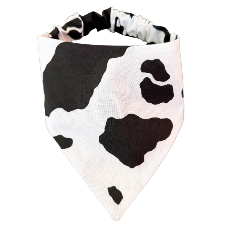 Cow Scrunchie Bandana