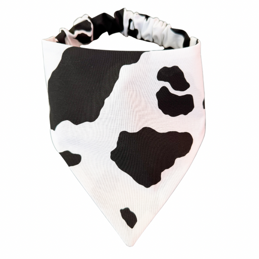 Cow Scrunchie Bandana
