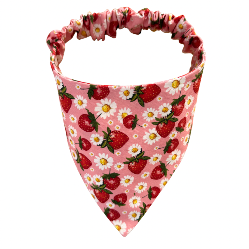 Strawberry Shortcake Scrunchie Bandana