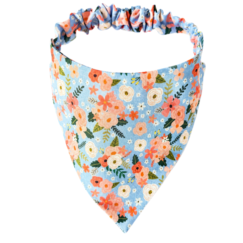 Petal Sky Scrunchie Bandana