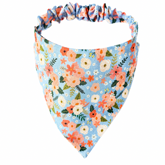 Petal Sky Scrunchie Bandana