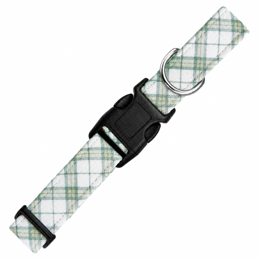 Sage Plaid Collar