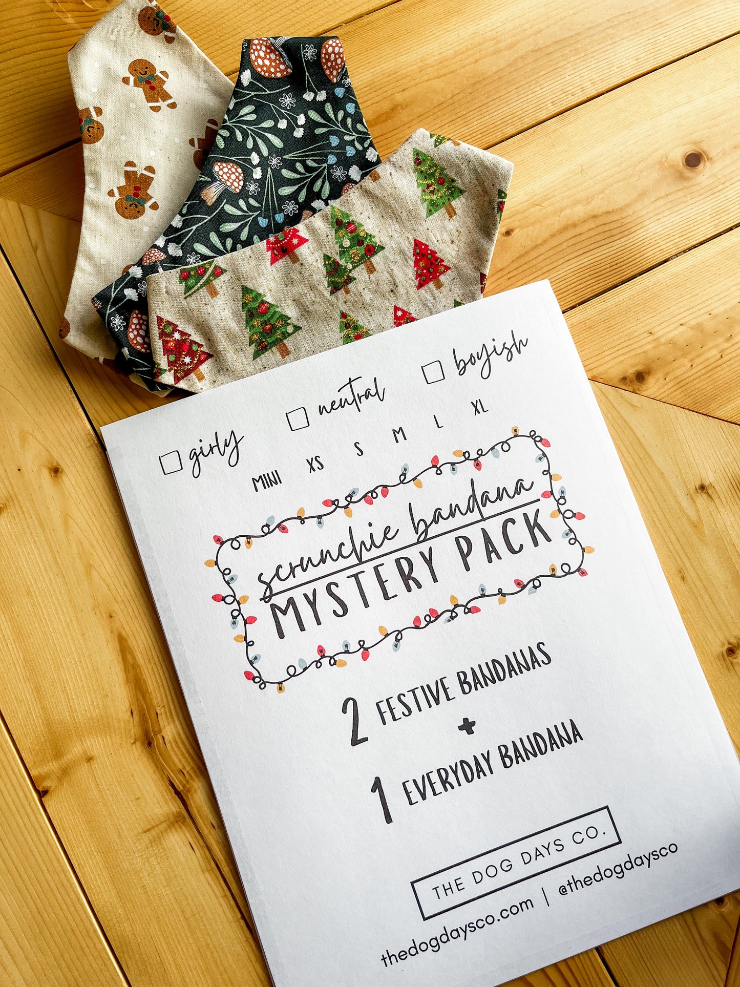 Scrunchie Bandana Mystery Packs