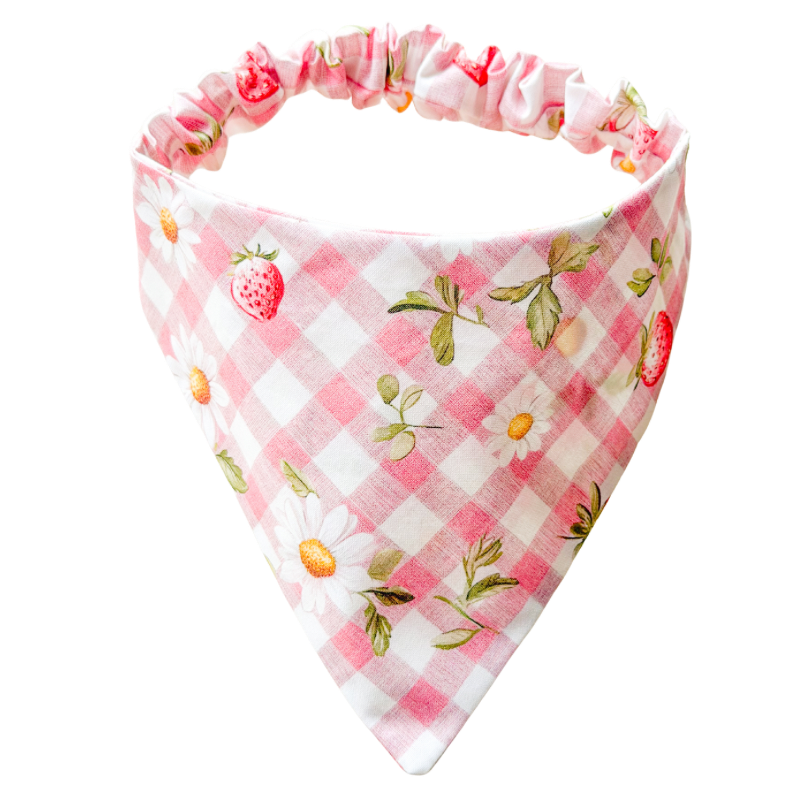 Strawberry Fields Scrunchie Bandana