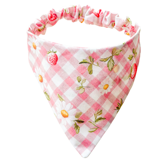 Strawberry Fields Scrunchie Bandana