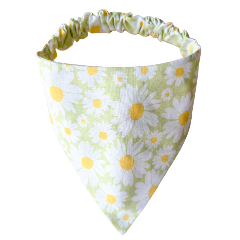 Daisy Days Scrunchie Bandana