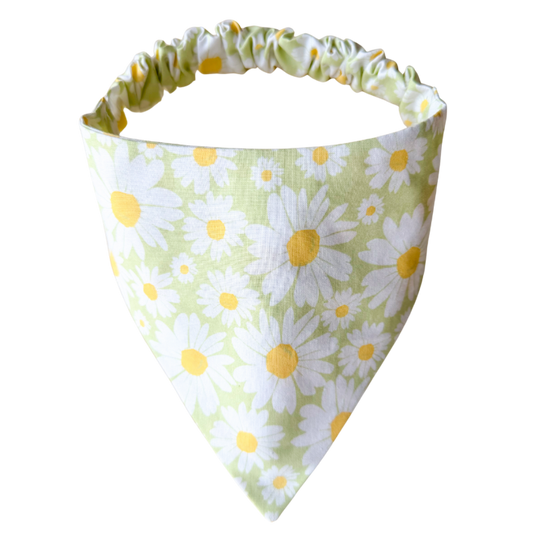 Daisy Days Scrunchie Bandana
