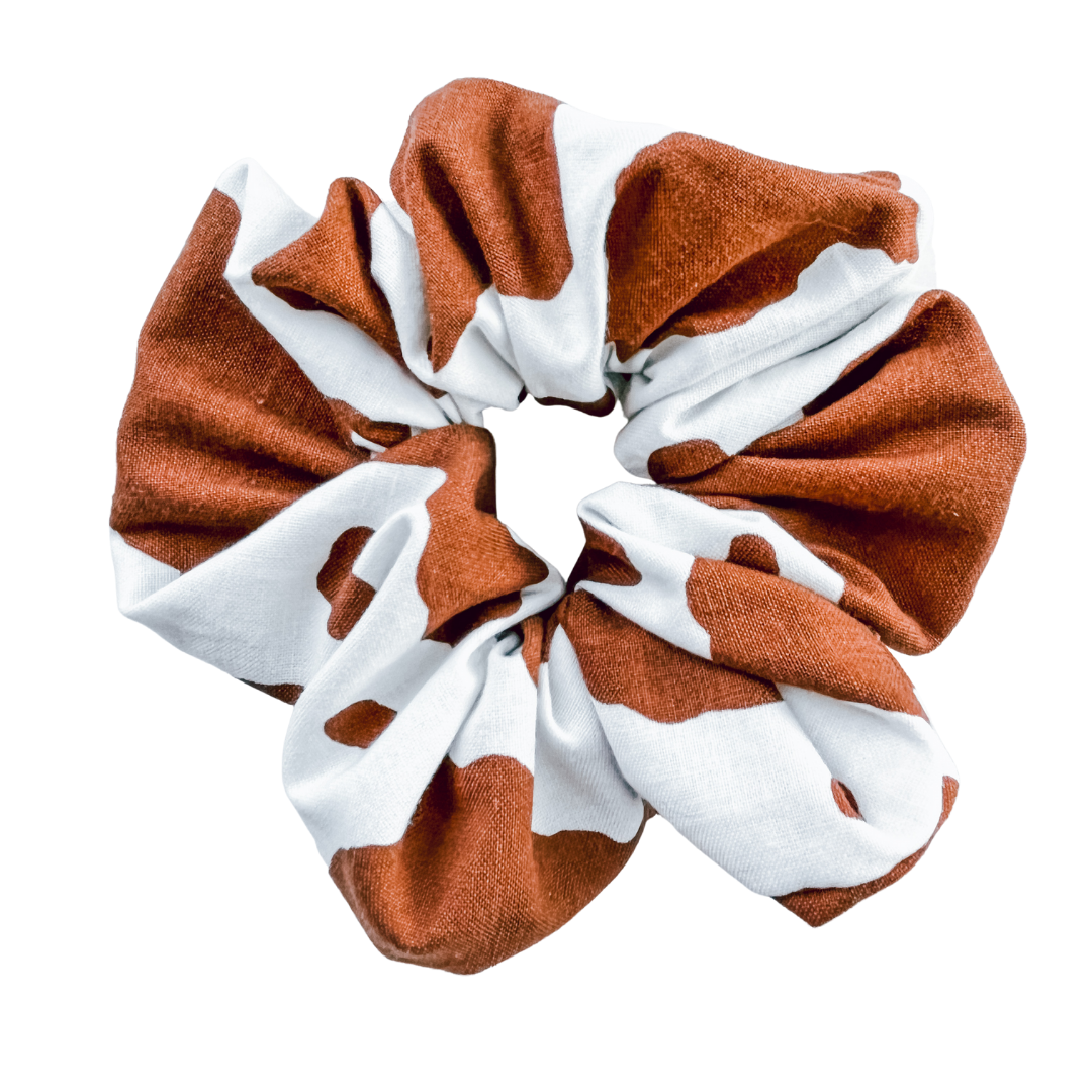 Brown Cow Scrunchie